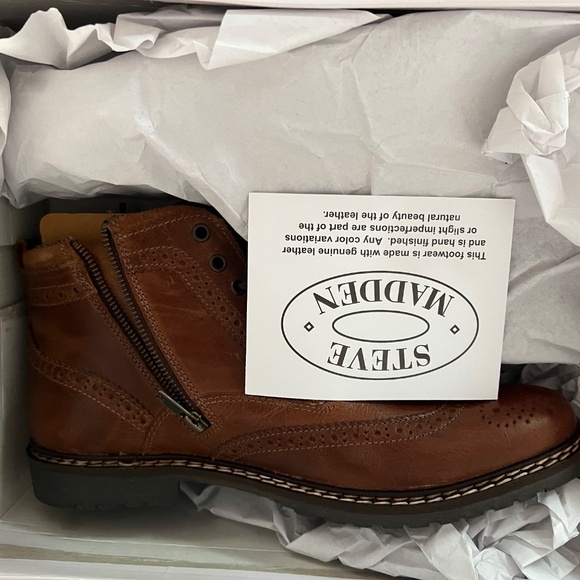 NWT Men’s Steve Madden Boots - Picture 4 of 8